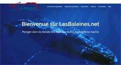 Desktop Screenshot of lesbaleines.net
